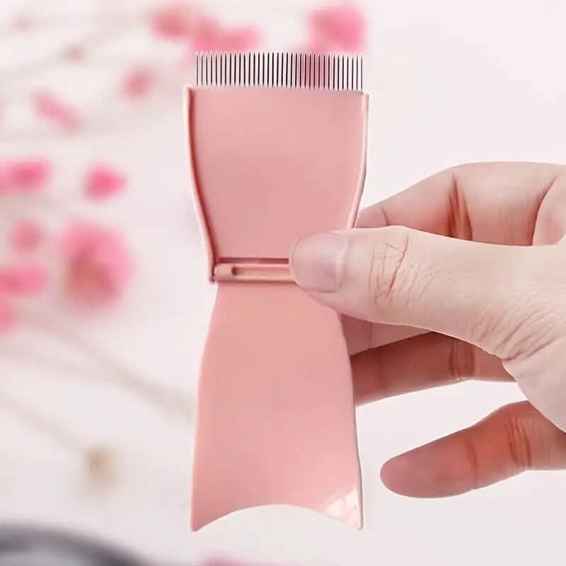 Single Foldable Steel Needle Eyelash Comb - A-1 Thread Vault
