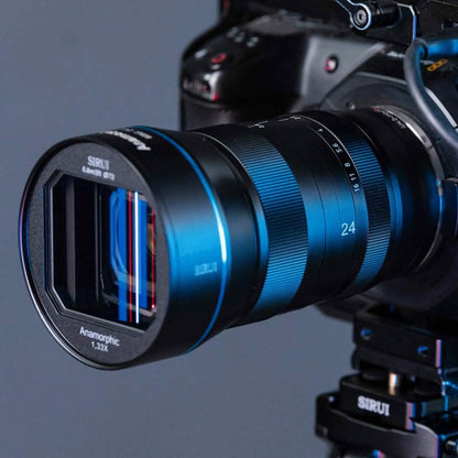 SIRUI 24mm Anamorphic Lens F2.8 1.33X APS-C Camera Lens (X Mount) (Refurbished) - A-1 Thread Vault