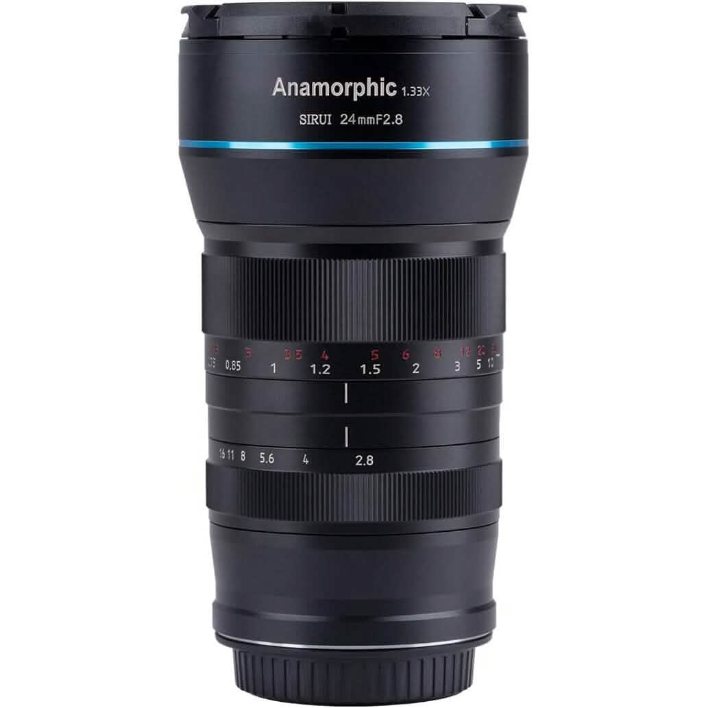 SIRUI 24mm Anamorphic Lens F2.8 1.33X APS-C Camera Lens (X Mount) (Refurbished) - A-1 Thread Vault