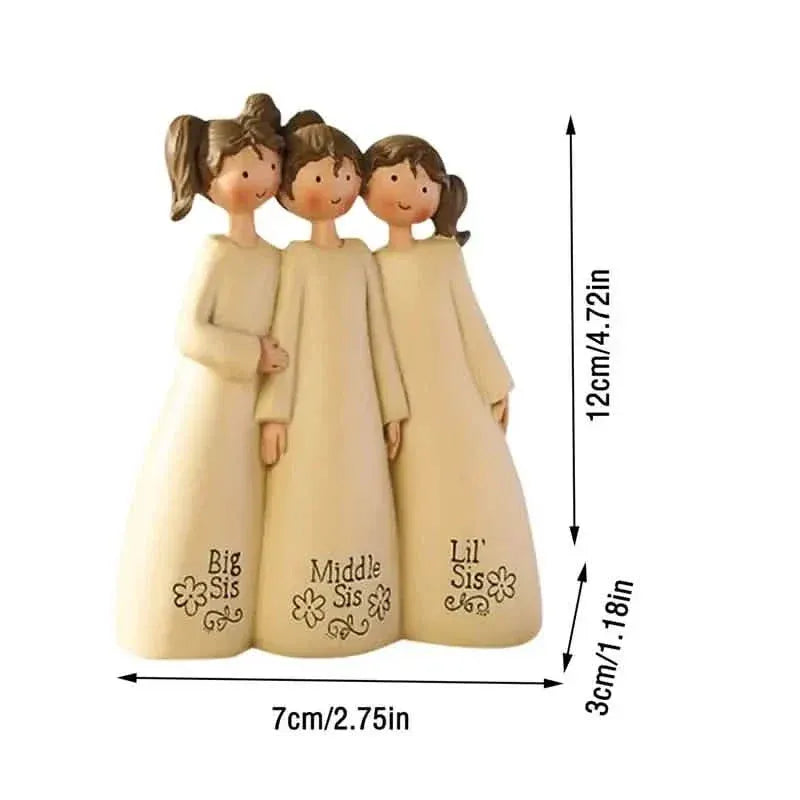 Sisters And Friends Sculpture Decorative Ornaments - A-1 Thread Vault