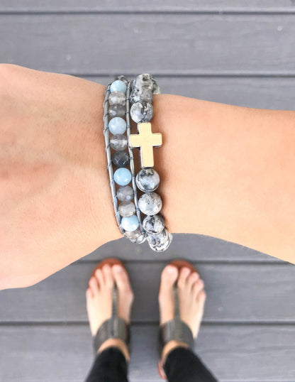 Slate Grey Cross - A-1 Thread Vault