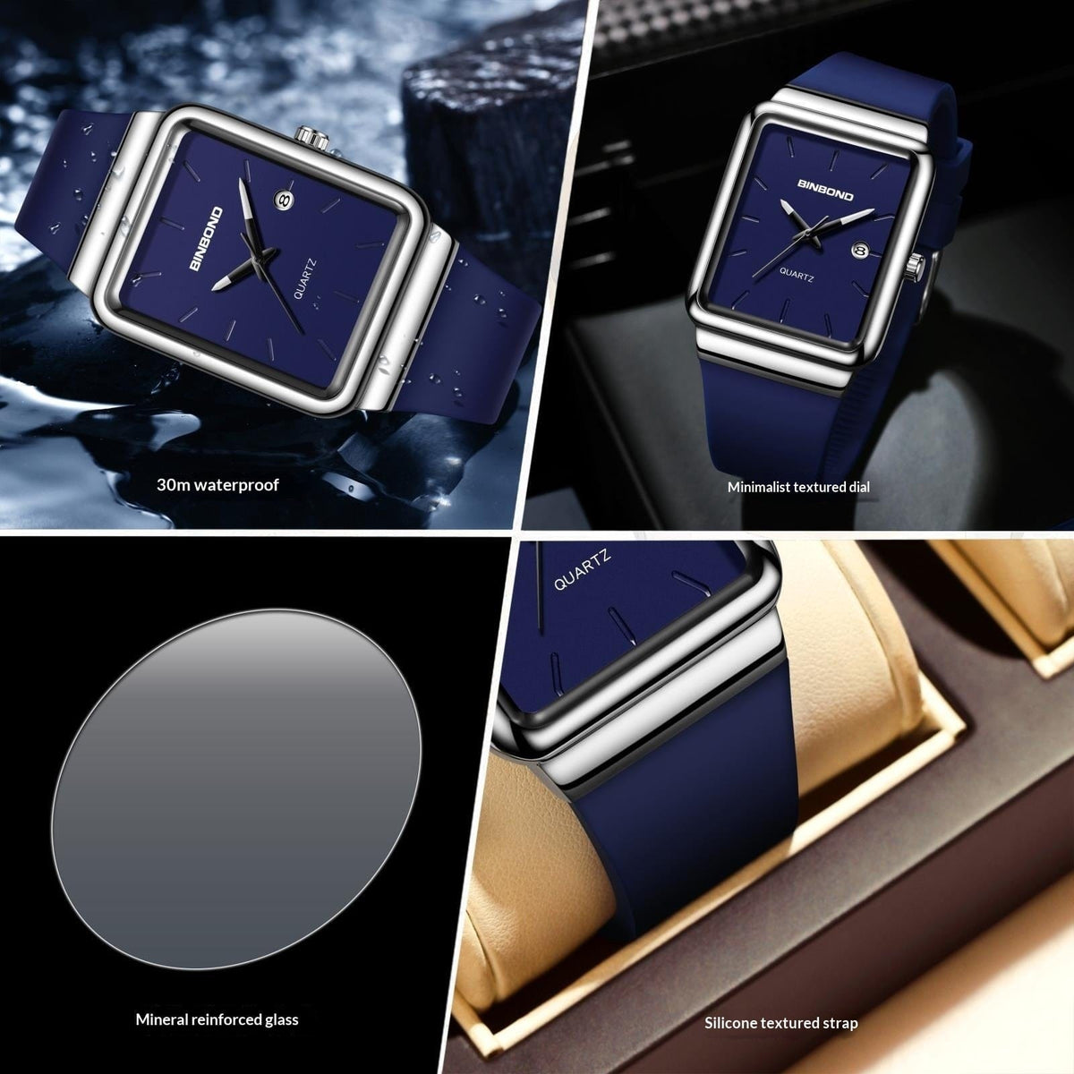 Sleek And Stylish Waterproof Mens Watch - A-1 Thread Vault