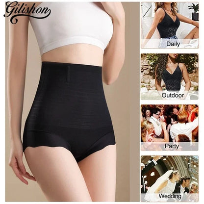 Slimming Shorts Women Body Shaper High Waist Flat Belly Sheathing Panties Hip Lift Shaping Underwear Tummy Control Shapewear - A-1 Thread Vault