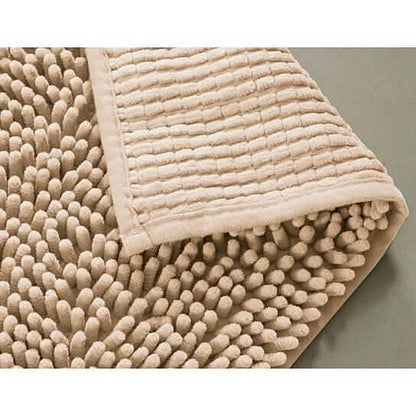 Slip-Resistant Shag Anna Chenille Soft Absorbent Bath Mat Bathroom Rug 17" x 24" - A-1 Thread Vault