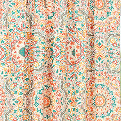 2-Piece Set: Sloane Street Cozumel Medallion Window Curtain Panel Pair - A-1 Thread Vault