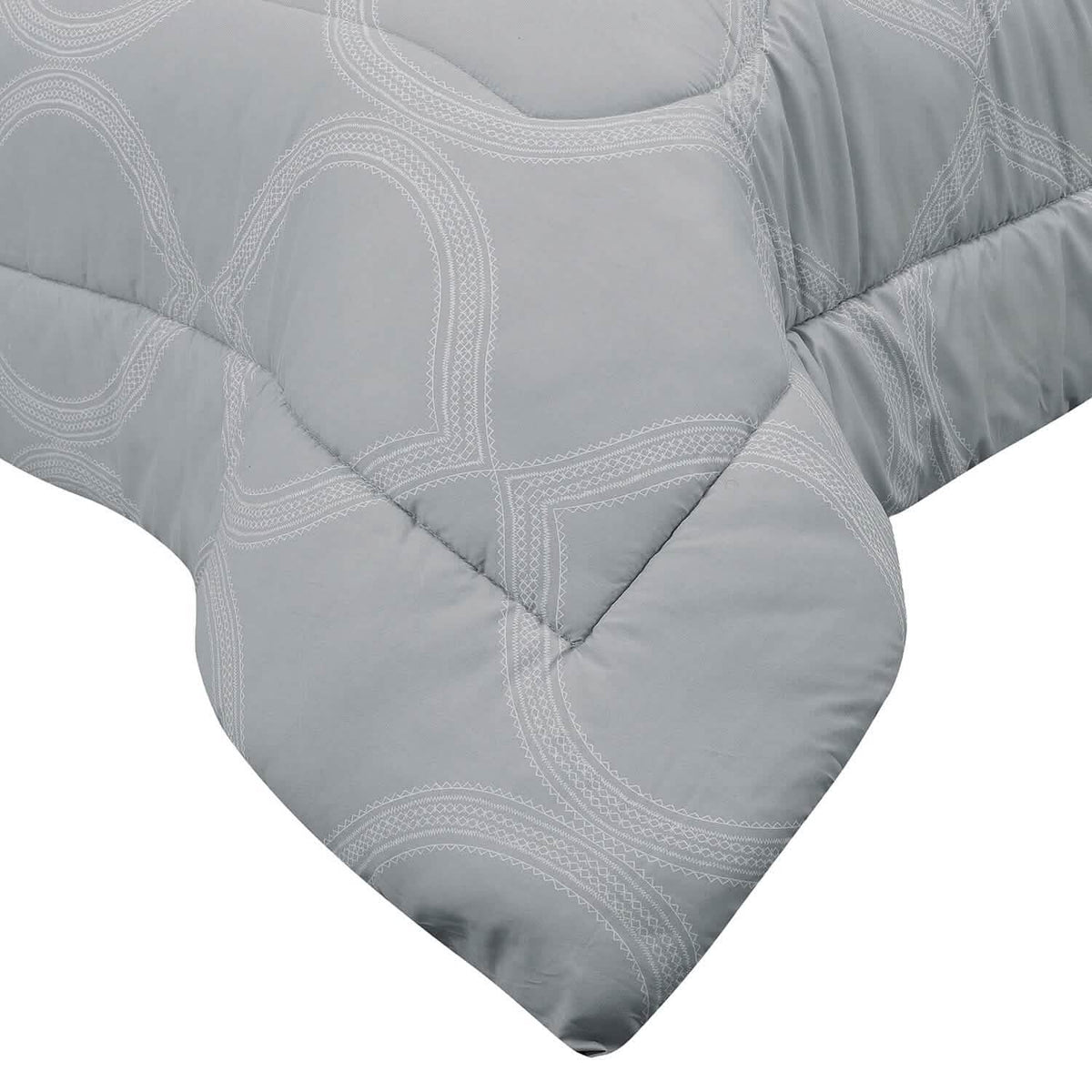 Sloane Street Ogee Bed in a Bag with Solid Reverse Comforter - A-1 Thread Vault