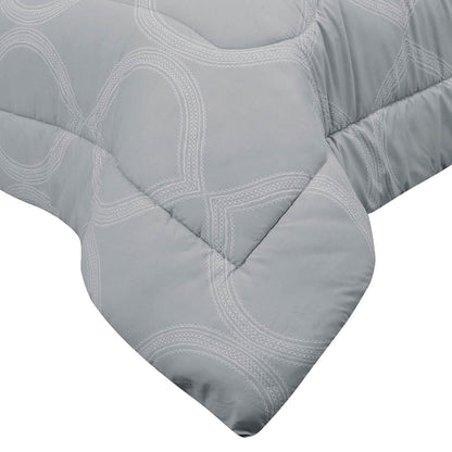 Sloane Street Ogee Bed in a Bag with Solid Reverse Comforter - A-1 Thread Vault