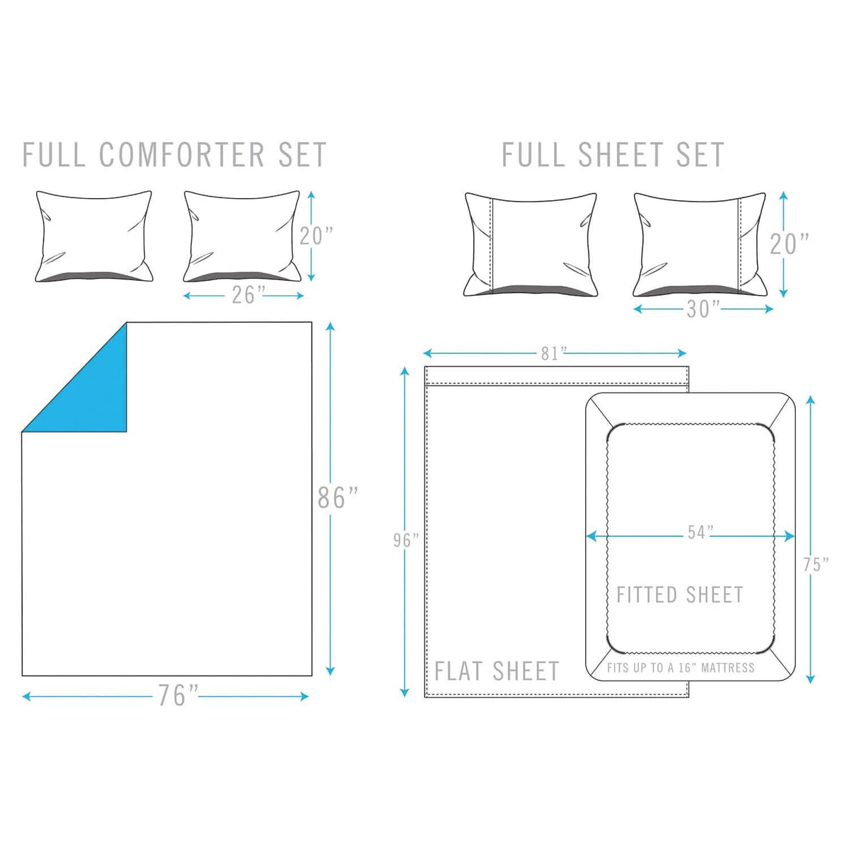 Sloane Street Ogee Bed in a Bag with Solid Reverse Comforter - A-1 Thread Vault