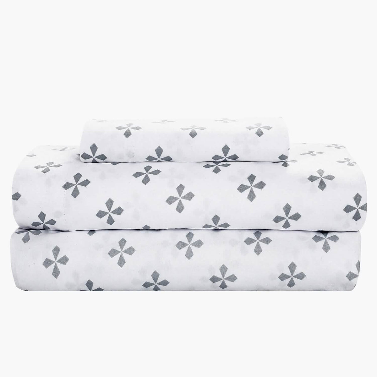 Sloane Street Ogee Bed in a Bag with Solid Reverse Comforter - A-1 Thread Vault