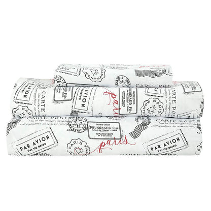 Sloane Street Paris Rose Eiffel Tower Reversible Bed in a Bag - A-1 Thread Vault