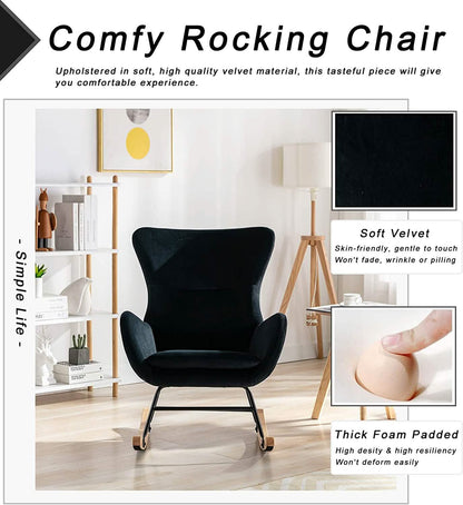 Small Rocking Accent Chair - A-1 Thread Vault