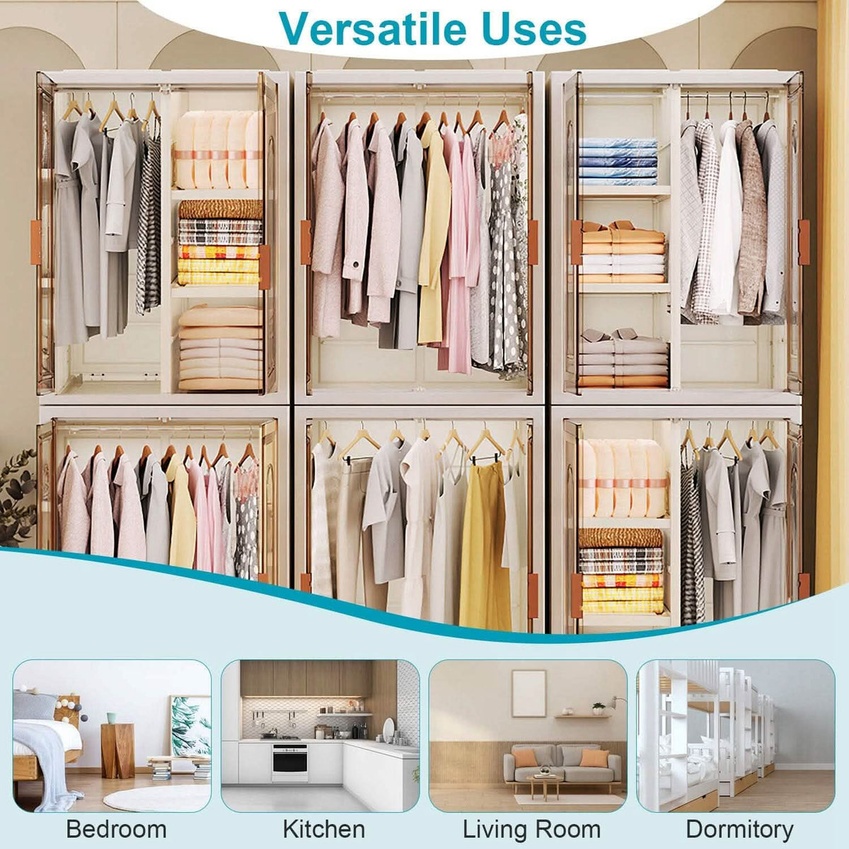 Small Wardrobe Closet with Magnetic Design - A-1 Thread Vault