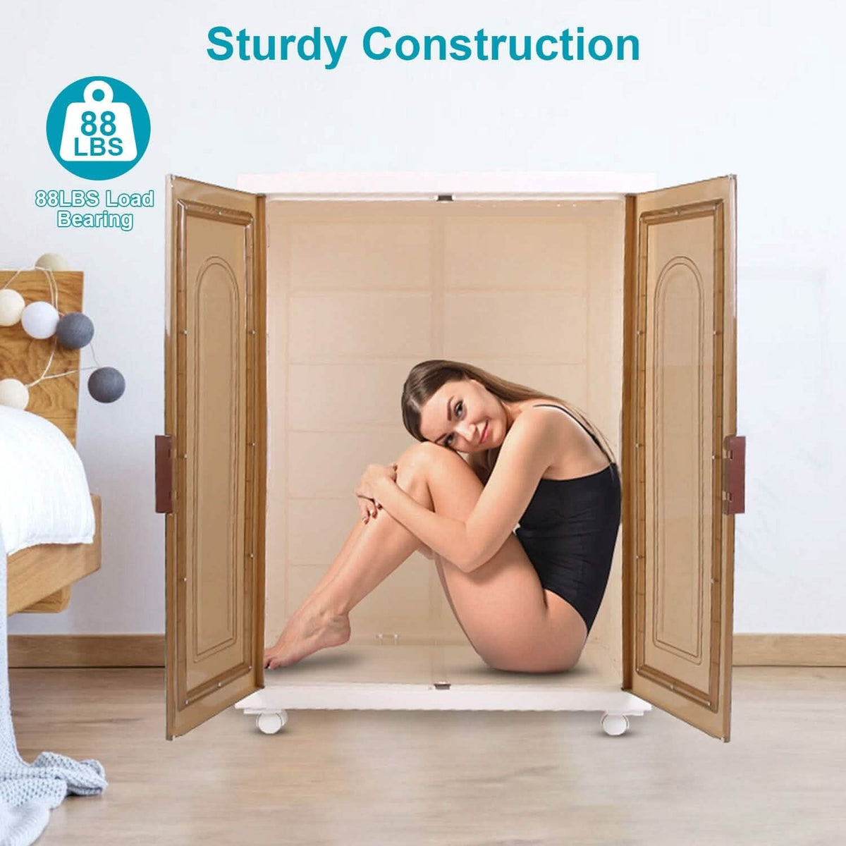 Small Wardrobe Closet with Magnetic Design - A-1 Thread Vault