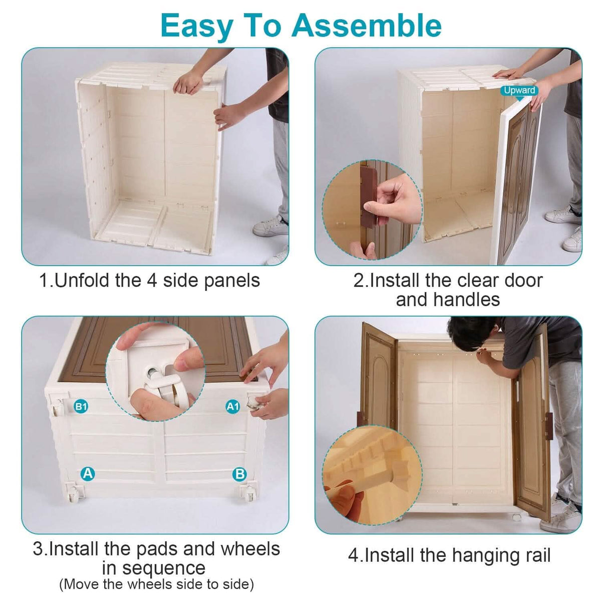 Small Wardrobe Closet with Magnetic Design - A-1 Thread Vault