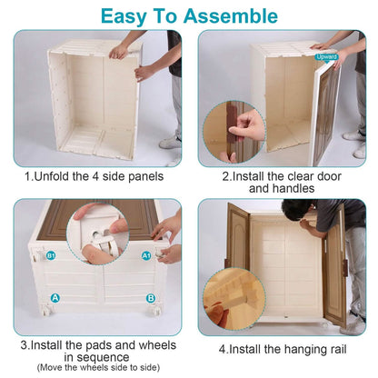 Small Wardrobe Closet with Magnetic Design - A-1 Thread Vault