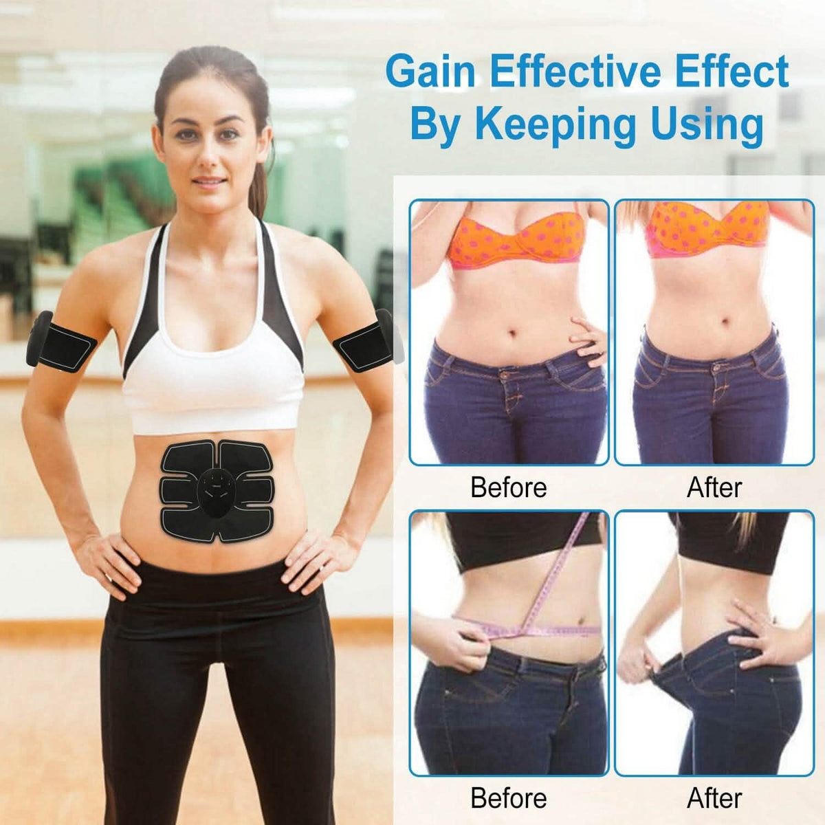 Smart Abs Stimulator Muscle Toning Belt Trainer - A-1 Thread Vault