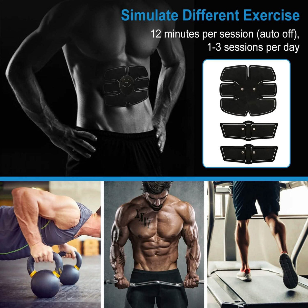 Smart Abs Stimulator Muscle Toning Belt Trainer - A-1 Thread Vault