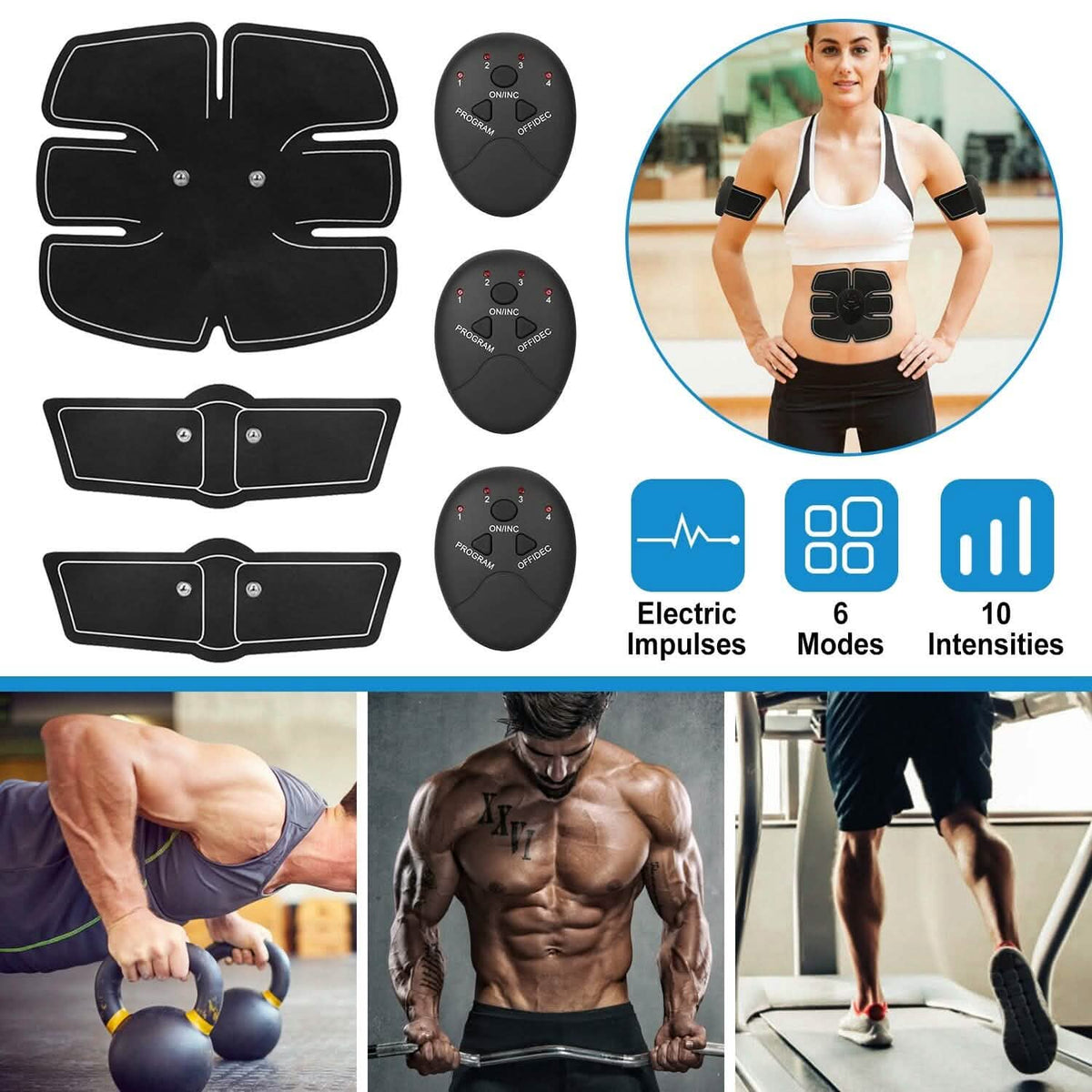 Smart Abs Stimulator Muscle Toning Belt Trainer - A-1 Thread Vault