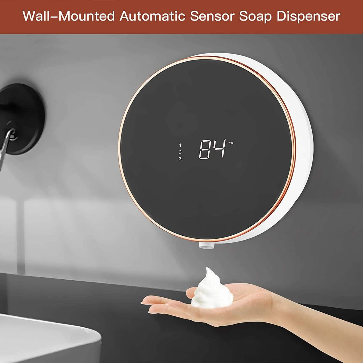 Smart Automatic Wall Mount Soap Dispenser Touchless - A-1 Thread Vault