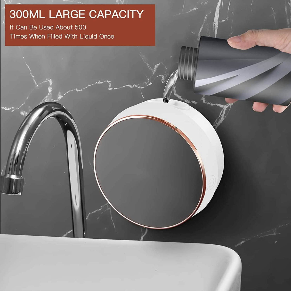 Smart Automatic Wall Mount Soap Dispenser Touchless - A-1 Thread Vault