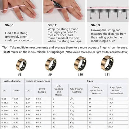 Smart Ring Fitness Assistant - A-1 Thread Vault