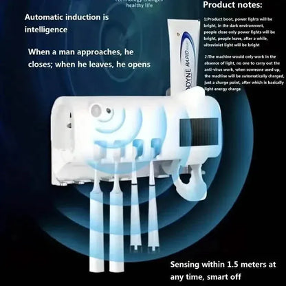 Smart Wall-Mounted Toothbrush UV Sterilizer - A-1 Thread Vault