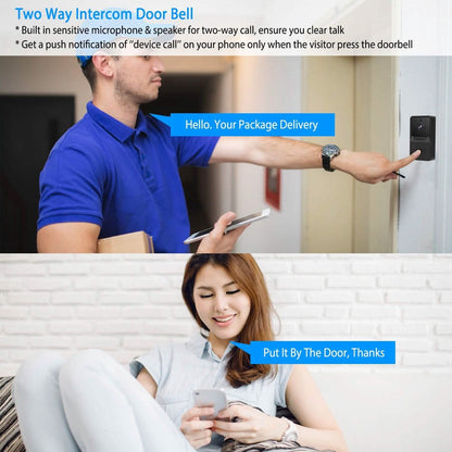 Smart Wireless WiFi Ring Doorbell - A-1 Thread Vault