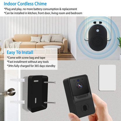 Smart Wireless WiFi Ring Doorbell - A-1 Thread Vault