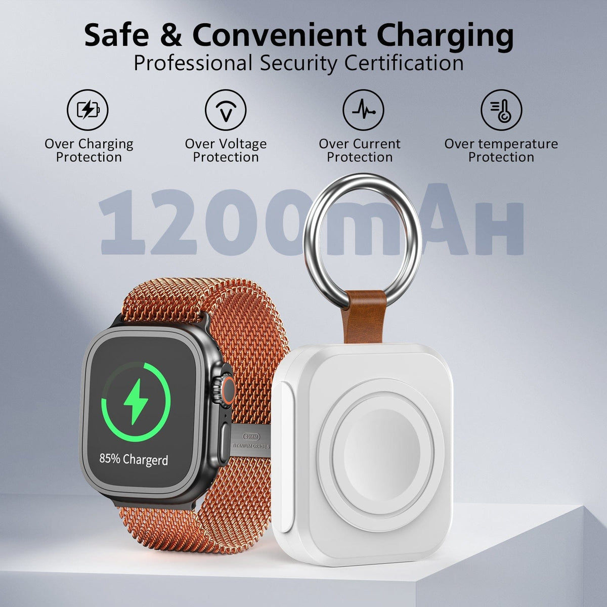 Smartwatch Portable Magnetic Wireless Charger - A-1 Thread Vault