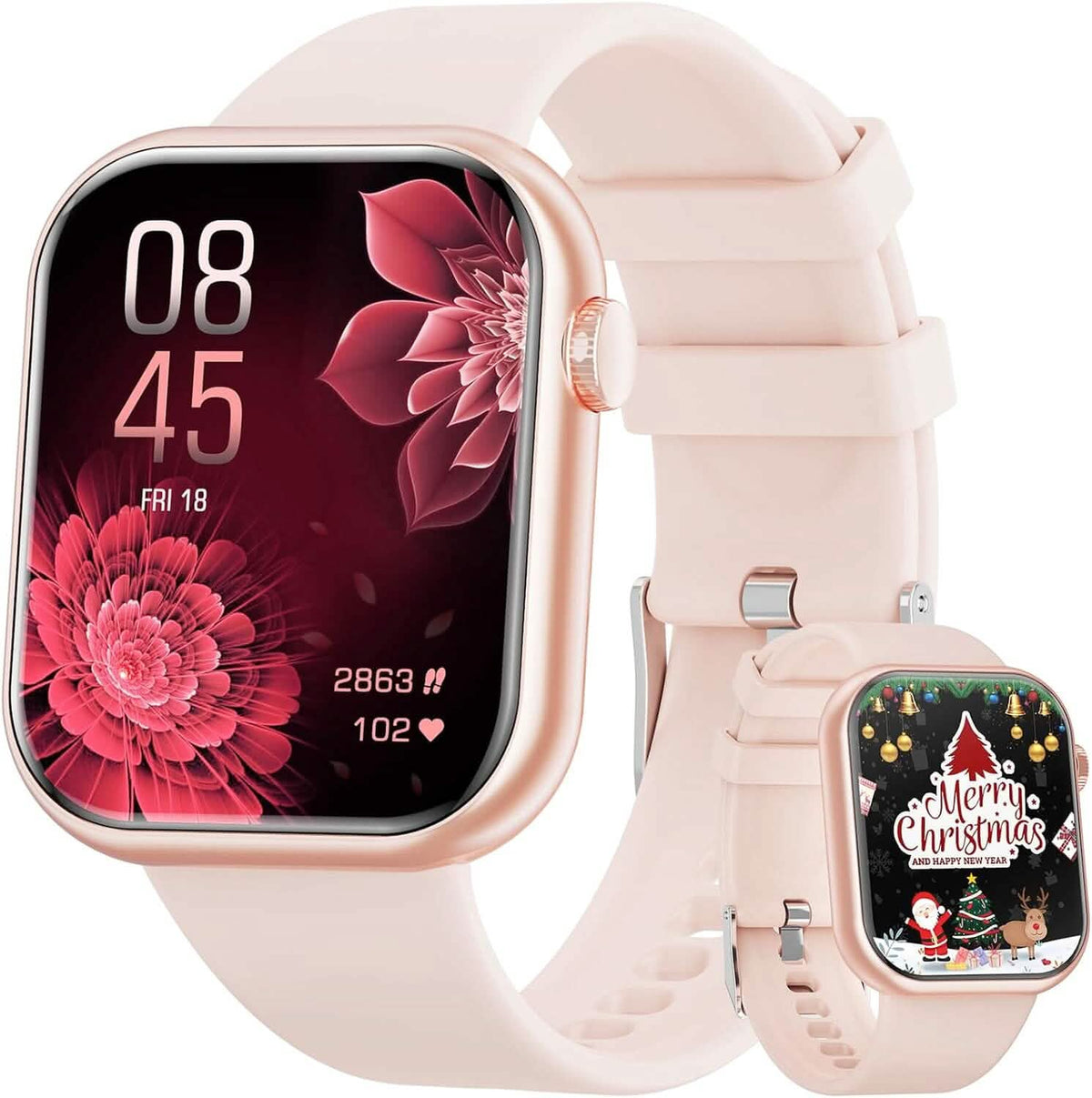 Smartwatch Sport Mode Pink (Refurbished) - A-1 Thread Vault
