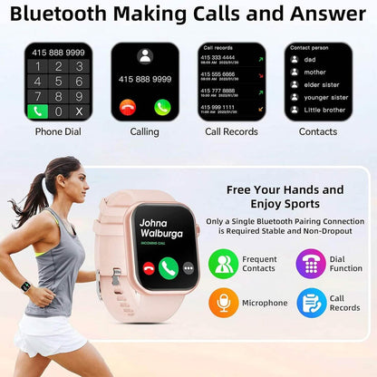 Smartwatch Sport Mode Pink (Refurbished) - A-1 Thread Vault