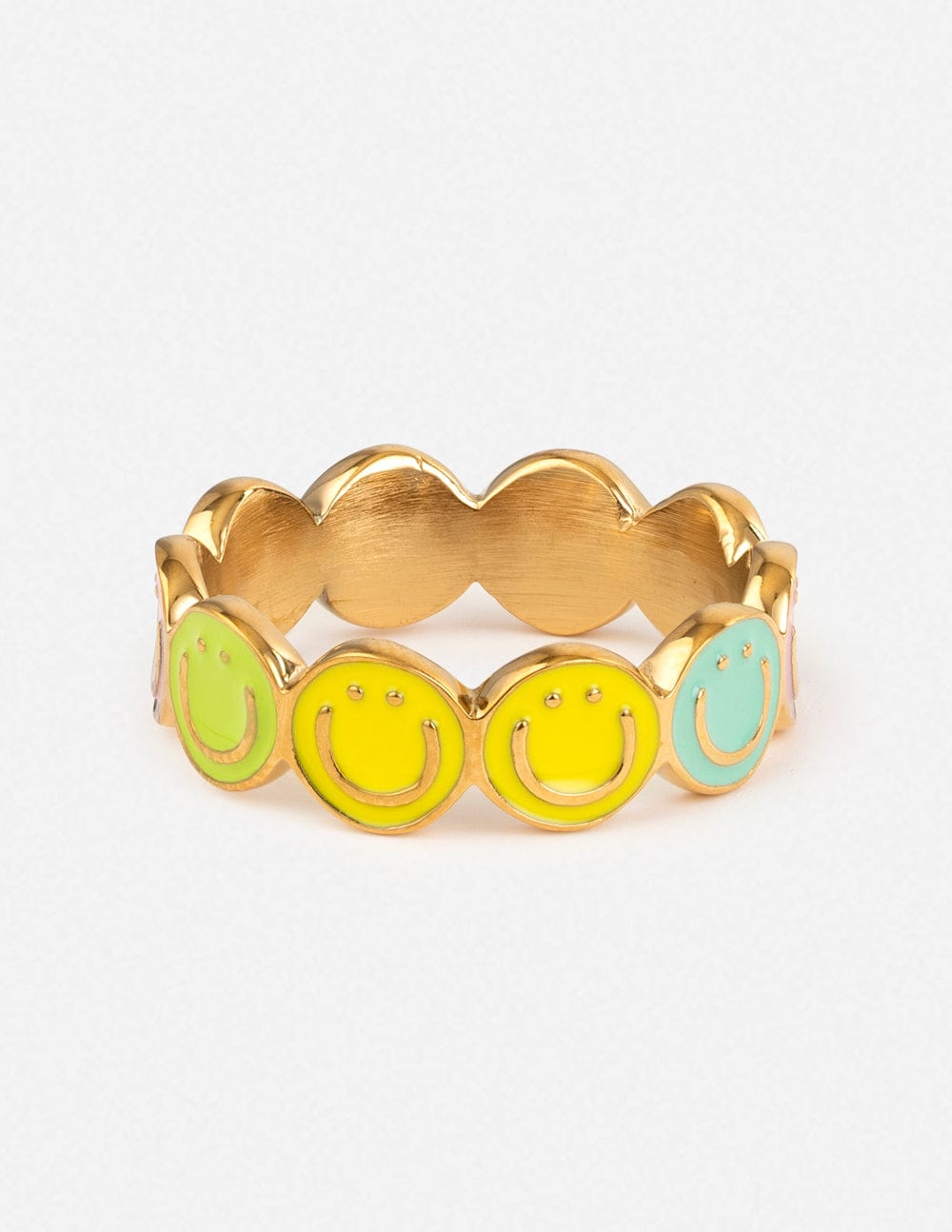 Smiley Enamel Ring - A-1 Thread Vault
