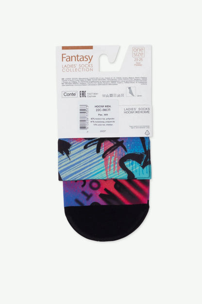 Socks Conte Fantasy 909 - "Hipnotic" Pattern - A-1 Thread Vault