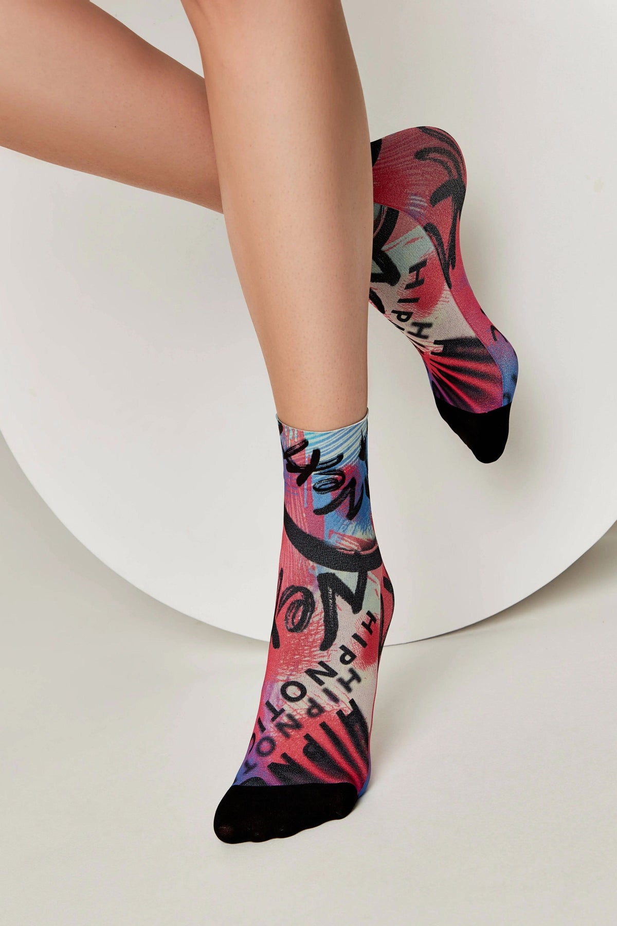 Socks Conte Fantasy 909 - "Hipnotic" Pattern - A-1 Thread Vault