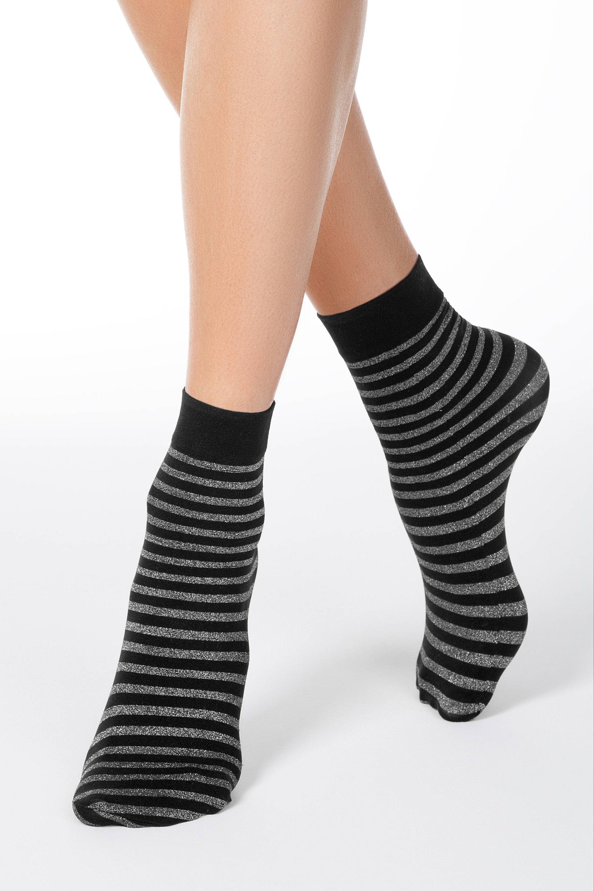 Socks Conte Fantasy - Shimmering Stripe - A-1 Thread Vault
