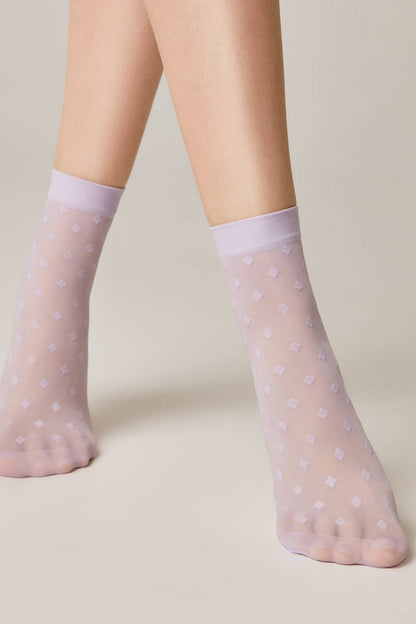 Socks Conte Fantasy - Small Diamond Pattern - A-1 Thread Vault