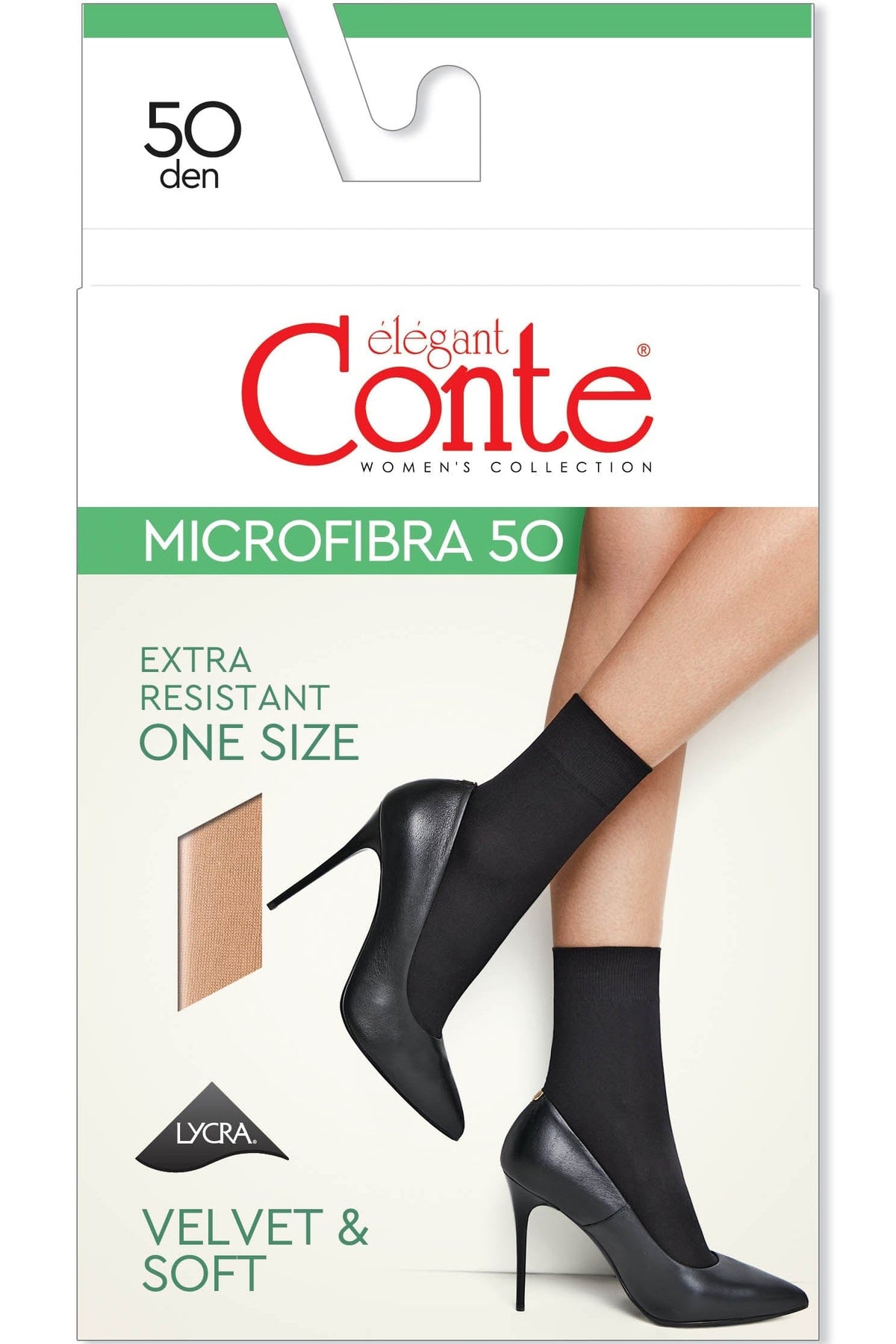 Socks Conte Microfibra 50 Den (1 pair) - A-1 Thread Vault
