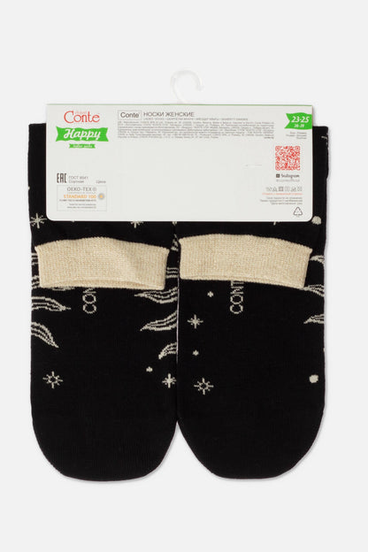 Socks Cotton Conte Happy 355 - Sun - A-1 Thread Vault