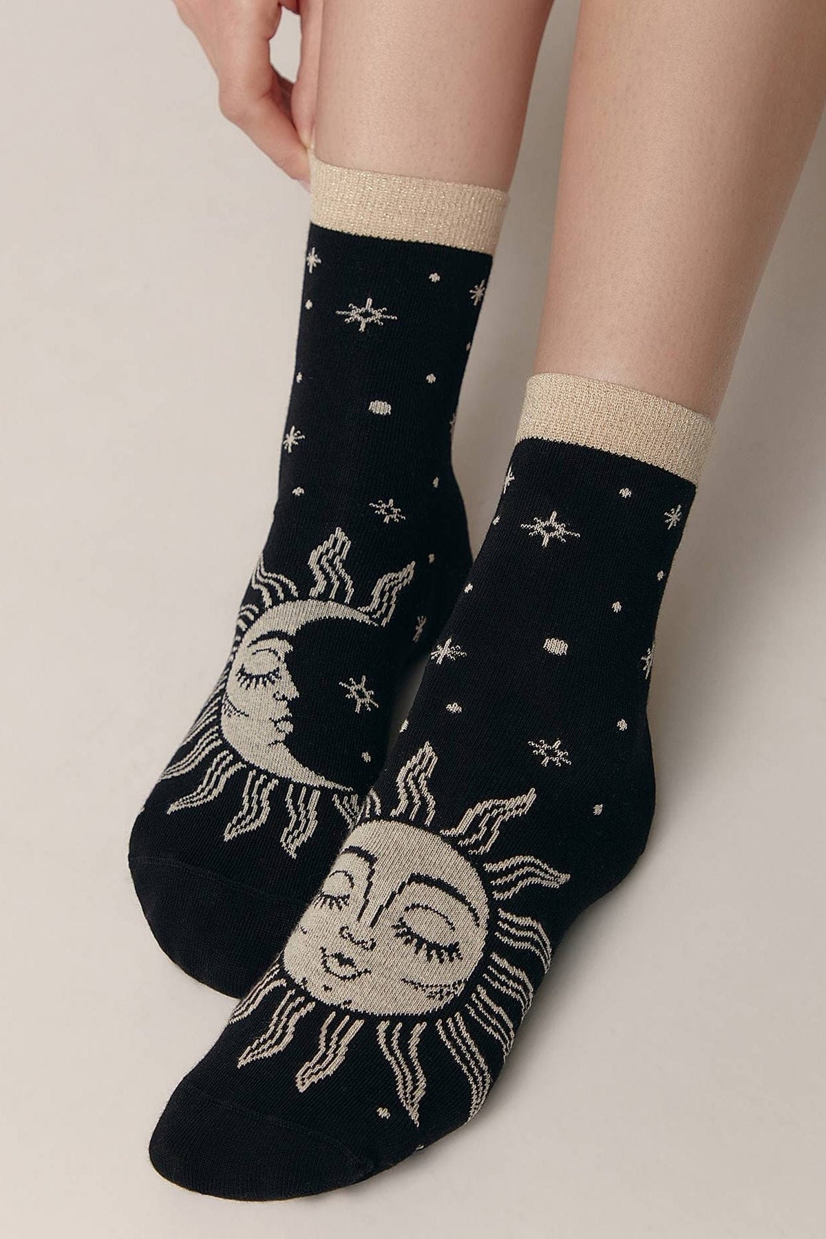 Socks Cotton Conte Happy 355 - Sun - A-1 Thread Vault