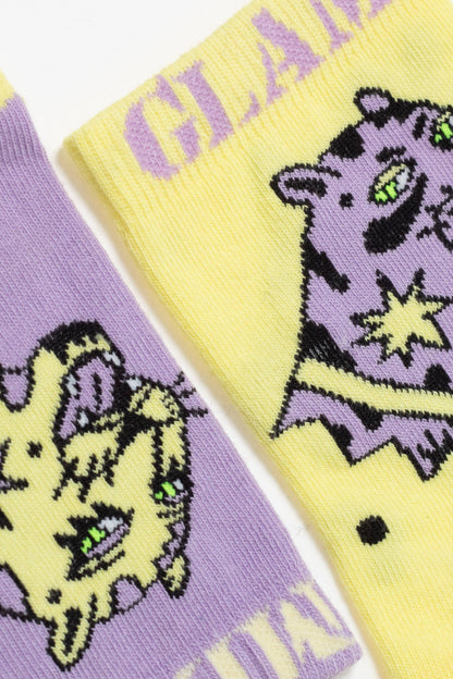 Socks Cotton Conte Happy 386 - Glam Metal - A-1 Thread Vault
