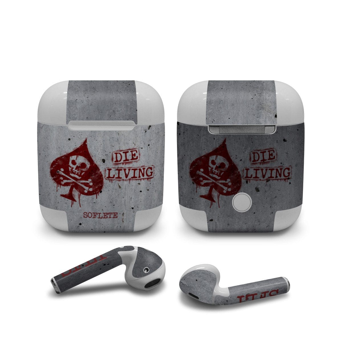 SOFLETE Die Living Bomber - Apple AirPods Skin - A-1 Thread Vault