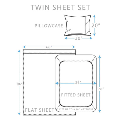 Soft Home 1800 Series Solid Microfiber Ultra Soft Sheet Set - A-1 Thread Vault