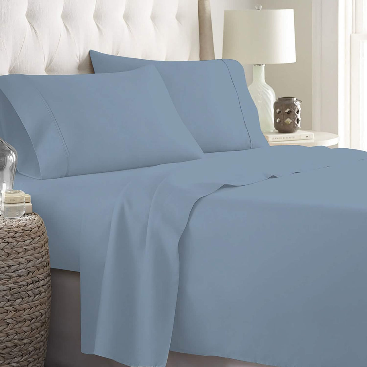 Soft Home 1800 Series Solid Microfiber Ultra Soft Sheet Set - A-1 Thread Vault