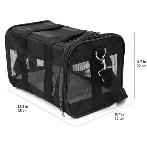 Soft-Sided Mesh Pet Travel Carrier - A-1 Thread Vault