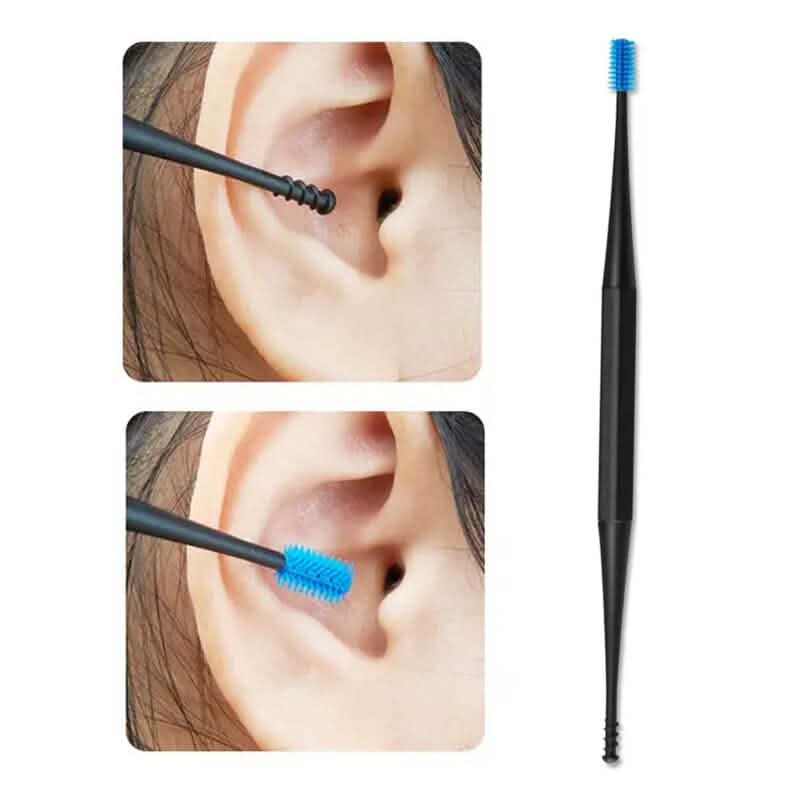 5-Pack: Soft Silicone Double-Ended Earpick - A-1 Thread Vault