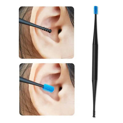 5-Pack: Soft Silicone Double-Ended Earpick - A-1 Thread Vault