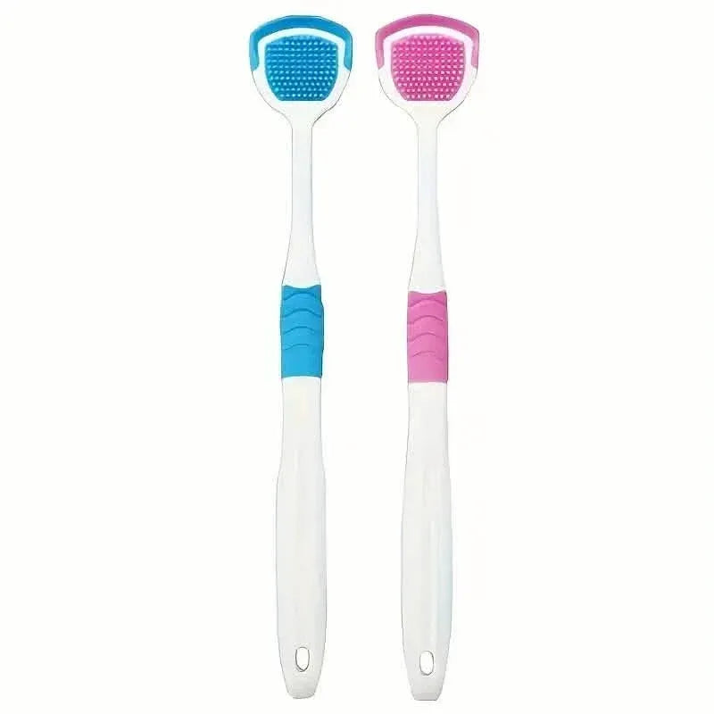 Soft Silicone Tongue Scraper Cleaning Toothbrush - A-1 Thread Vault