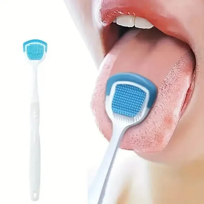 Soft Silicone Tongue Scraper Cleaning Toothbrush - A-1 Thread Vault