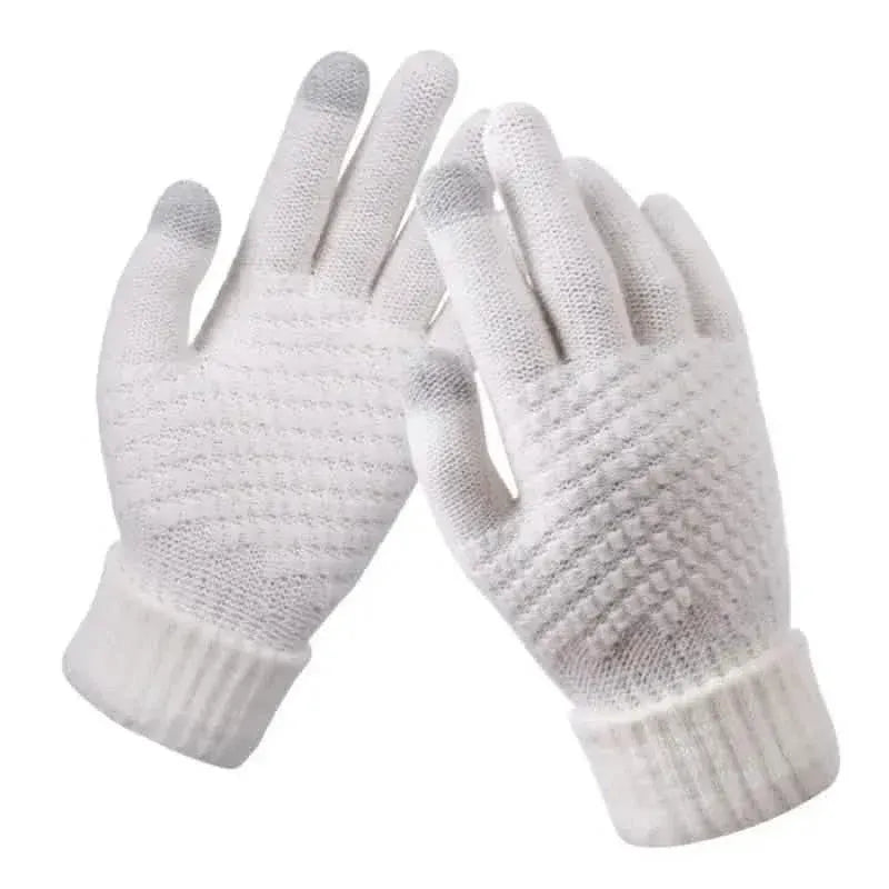 Soft Touchscreen Winter Gloves Elastic Cuff Knit for Cold Weather - A-1 Thread Vault