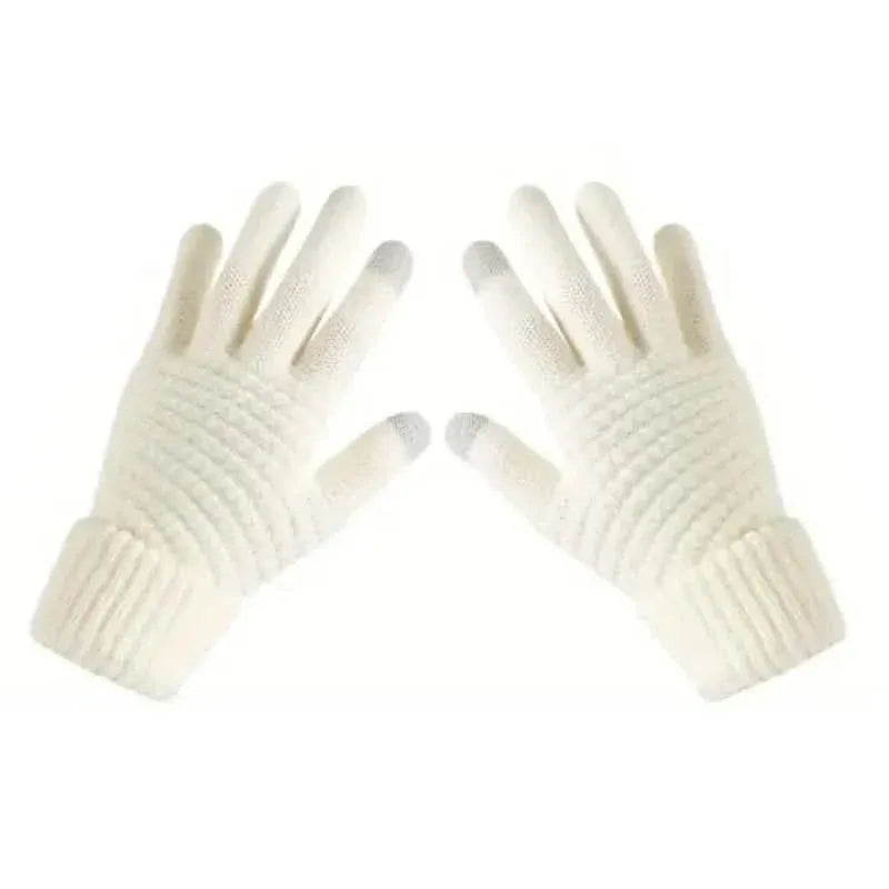 Soft Touchscreen Winter Gloves Elastic Cuff Knit for Cold Weather - A-1 Thread Vault